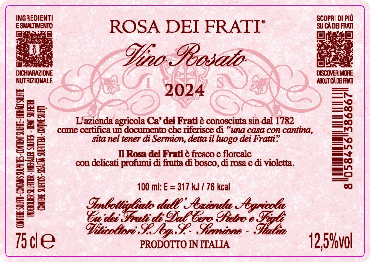 2025 Cà dei Frati "Rosa dei Frati"