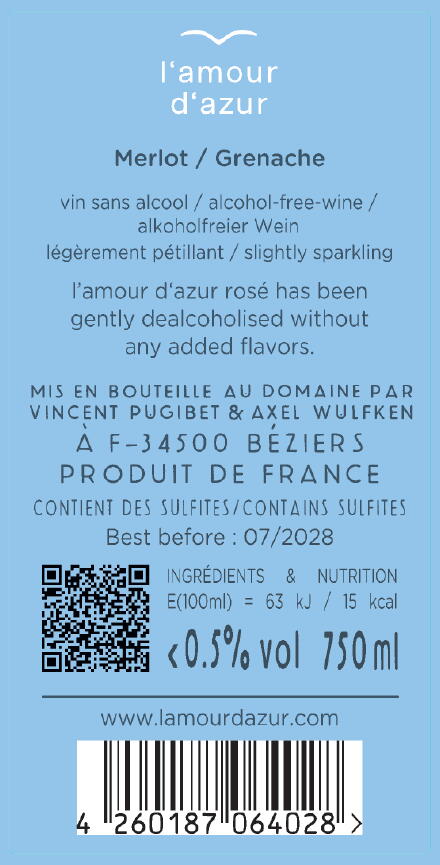 Grand C "l'amour d'azur" rosé alkoholfrei