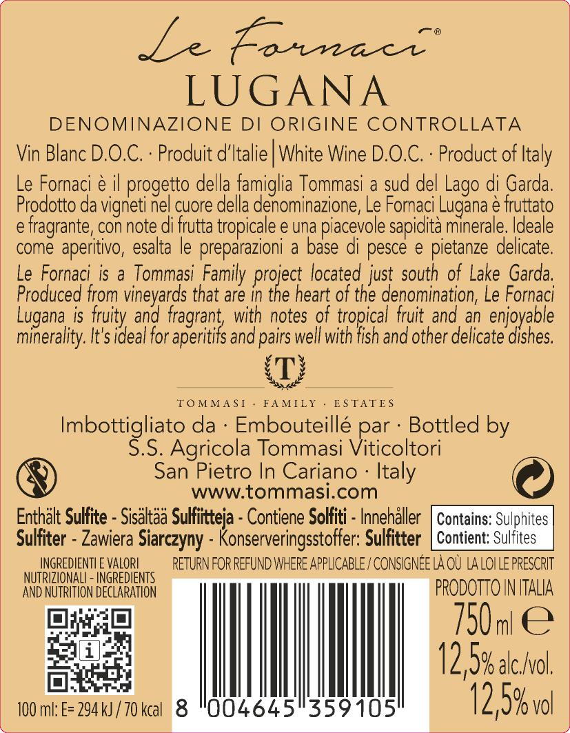 2025 Tommasi "Le Fornaci" Lugana