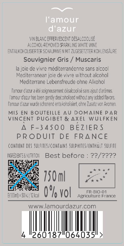 Grand C "l'amour d'azur" blanc alkoholfrei