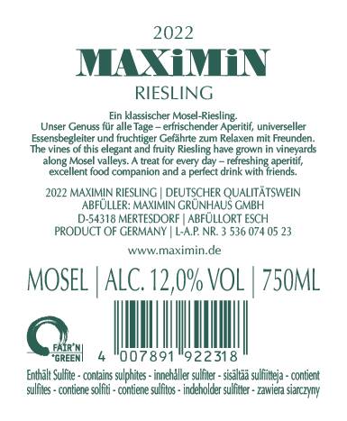 2023MAXIMIN Riesling feinherb